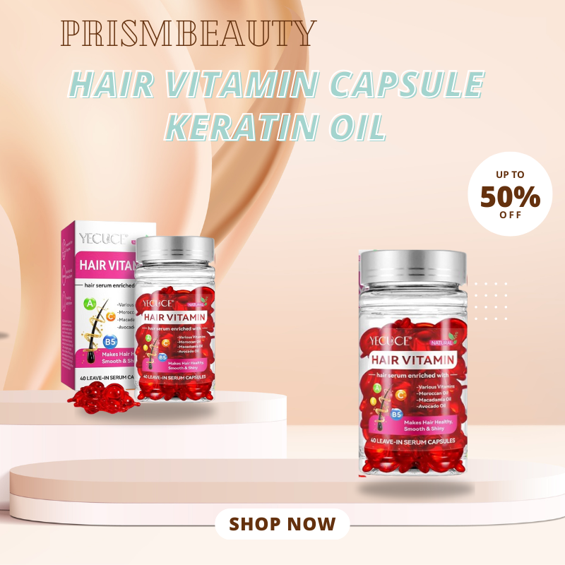Hair Vitamin Capsule Keratin Oil