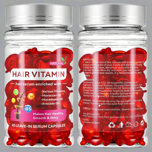 Hair Vitamin Capsule Keratin Oil