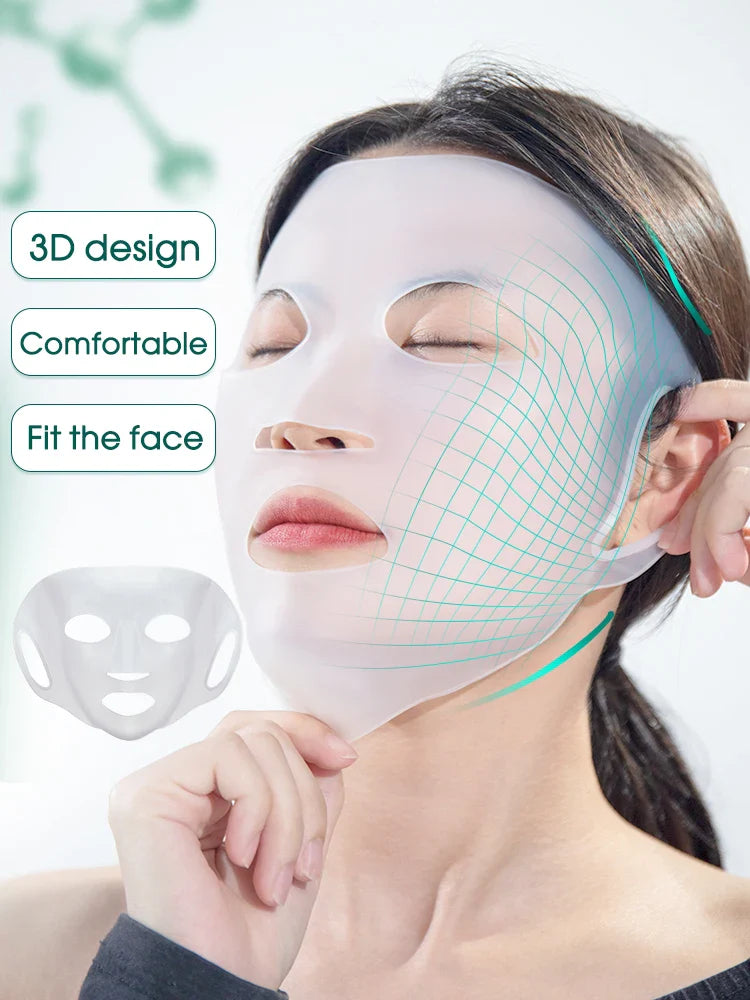 Silicone mask cover 3D hanging ear type