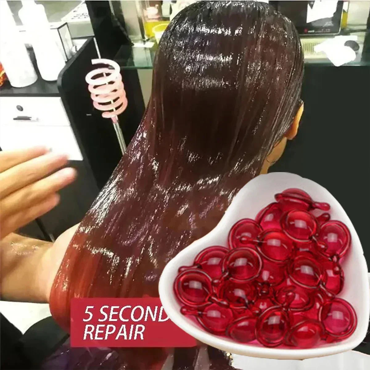 Hair Vitamin Capsule Keratin Oil