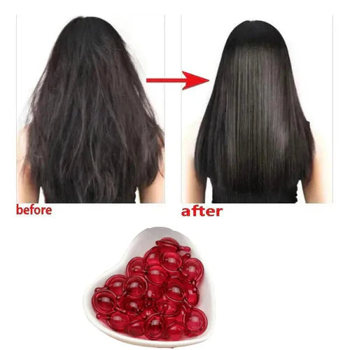 Hair Vitamin Capsule Keratin Oil