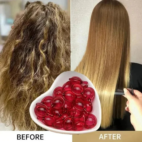 Hair Vitamin Capsule Keratin Oil