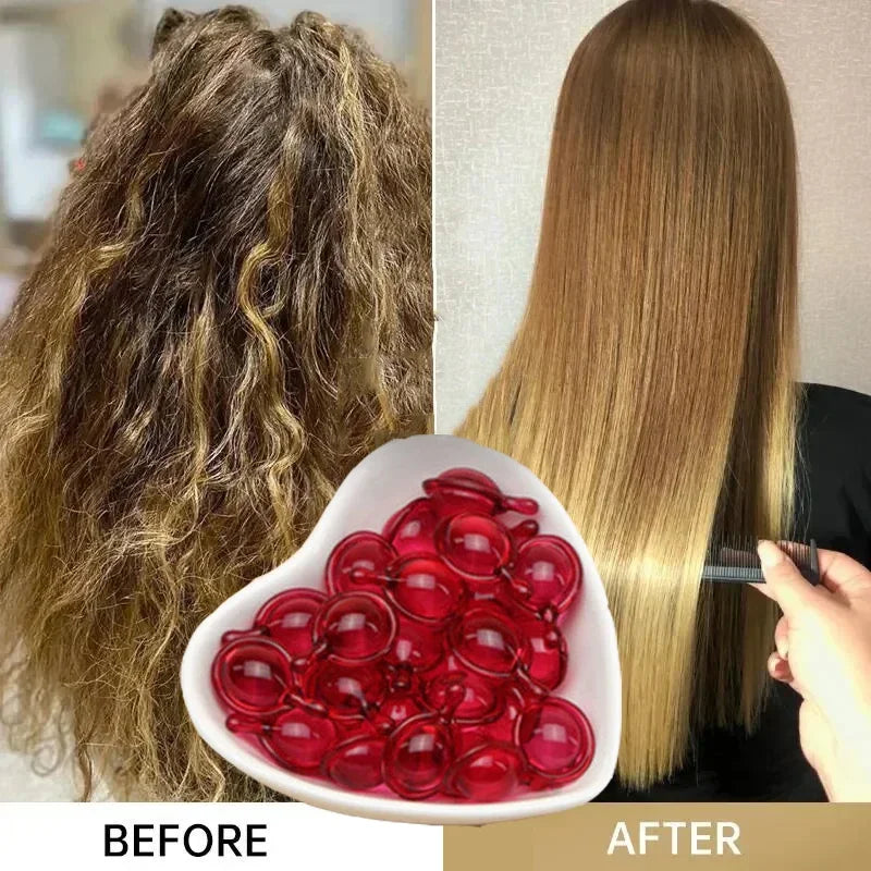 Hair Vitamin Capsule Keratin Oil