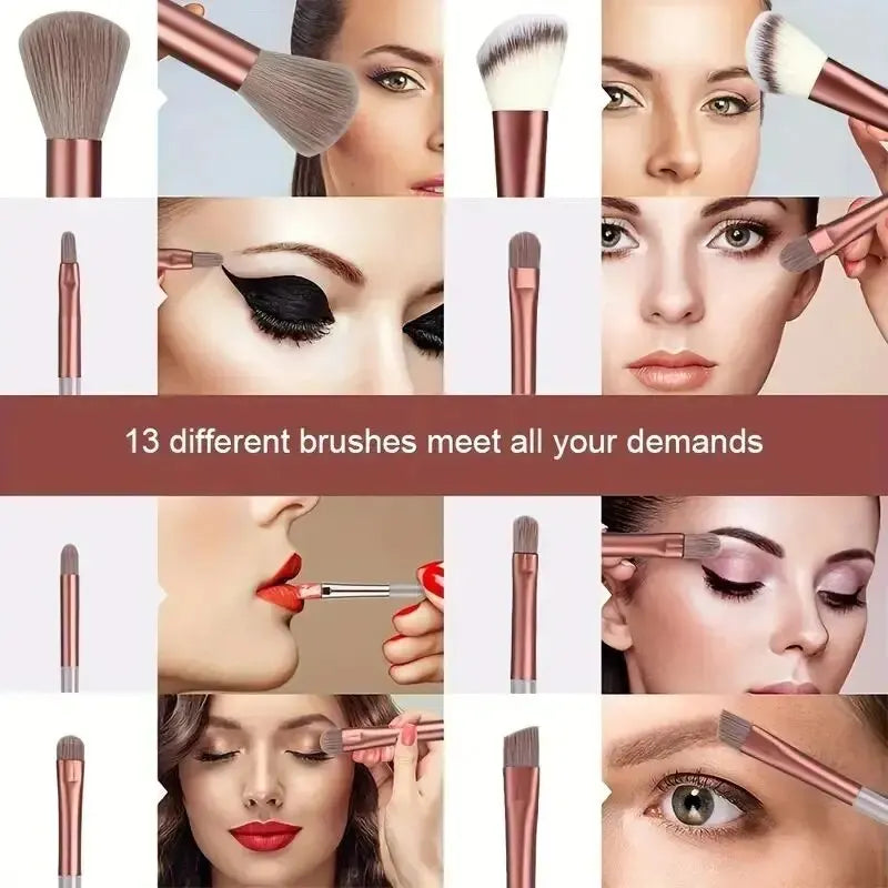 Makeup Brush Set Soft Fluffy 