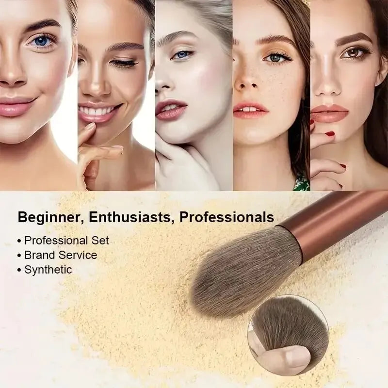 Makeup Brush Set Soft Fluffy 
